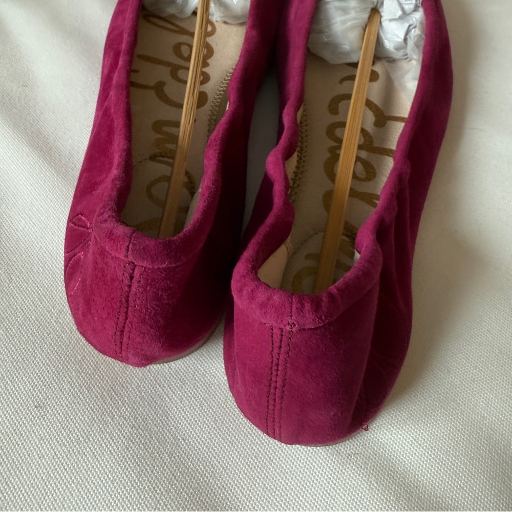 Sam Edelman raspberry colored Felicia ballet flat size 9. NEW - Picture 3 of 7